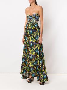 amirslama Amir Slama Maxi-rok met print - Groen