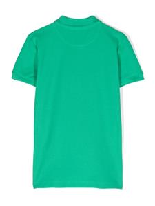 trussardijunior TRUSSARDI JUNIOR Poloshirt met geborduurd logo - Groen