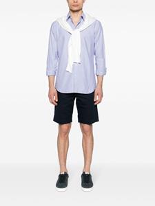 Incotex Shorts met geborduurd logo - Blauw