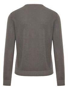 Fedeli cotton crew neck jumper - Grijs