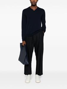 Zanone Trui met V-hals - Blauw