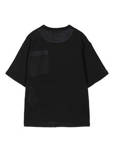 Undercover T-shirt met logo-applicatie - Zwart