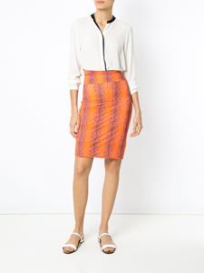 Amir Slama python print skirt - Geel