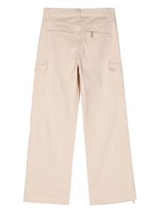 liujo LIU JO High waist jeans met wijde pijpen - Beige