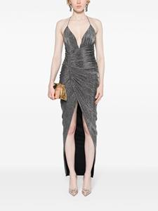 alexandrevauthier Alexandre Vauthier Lurex maxi-jurk met halternek - Zilver