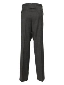 Corneliani mini-check tailored trousers - Grijs