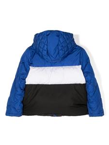 versacekids Versace Kids Donsjack met logoprint - Blauw