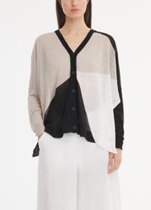 Sarah Pacini - E2024 Cardigan met patchwork