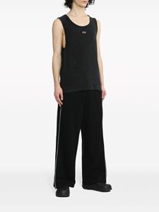 fivecm FIVE CM Tanktop met ronde hals en logo-applicatie - Zwart