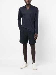 orlebarbrown Orlebar Brown Poloshirt met lange mouwen - Blauw