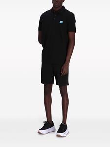 HUGO Dereso poloshirt met logopatch - Zwart