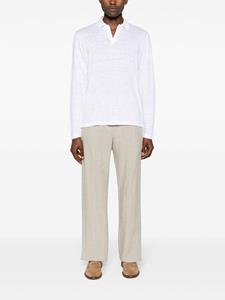Barba Linnen poloshirt - Wit