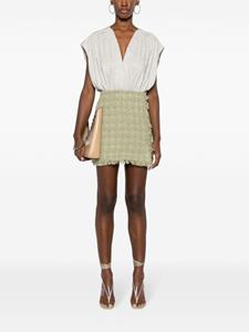 IRO Rajane tweed skirt - Groen