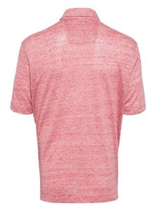Zegna Linnen poloshirt - Rood