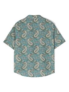 mc2saintbarthkids MC2 Saint Barth Kids Shirt met paisley-print - Groen