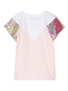 puccijunior PUCCI Junior T-shirt met logoprint - Wit