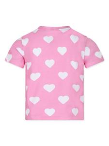 mc2saintbarthkids MC2 Saint Barth Kids x Peanuts T-shirt met hartprint - Roze