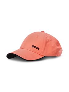BOSS logo-print cotton cap - Oranje