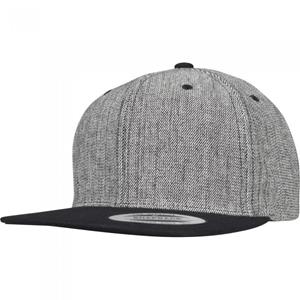 Flexfit by Yupoong unisex gemêleerde effen snapback-pet One Size