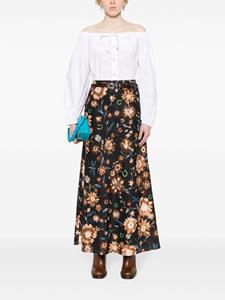 dorotheeschumacher Dorothee Schumacher Midi-rok met bloemenprint - Zwart