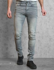 Indigo Denim - Heren Jeans - Grijs - Indigo Denim - Lengte 32
