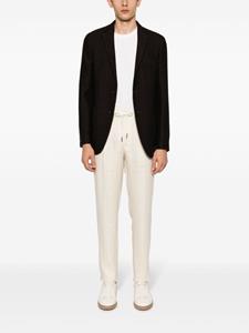 Tagliatore Straight linnen chino - Beige