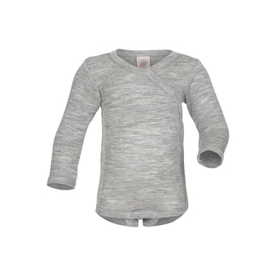 Engel - Kid's Wickelbody L/S - Merino-ondergoed, grijs