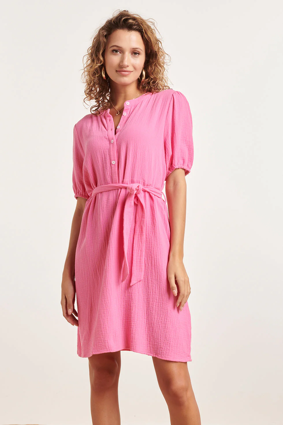 Smashed Lemon 24350 stijlvol korte jurk |
