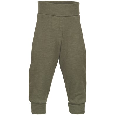 Engel - Baby Hose mit Nabelbund - Merino-ondergoed, olijfgroen