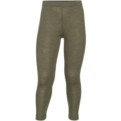 Engel - Kinder Leggings - Merino-ondergoed, olijfgroen
