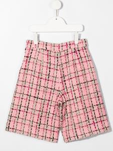 Simonetta Geruite shorts - Roze