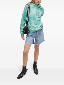 HUGO Hoodie met tie-dye - Blauw