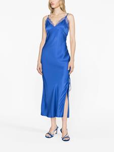 patriziapepe Patrizia Pepe Satijnen jurk - Blauw