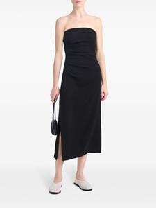 Proenza Schouler strapless crepe midi dress - Zwart