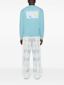 maisonkitsuné Maison Kitsuné x Vilebrequin katoenen sweater - Blauw