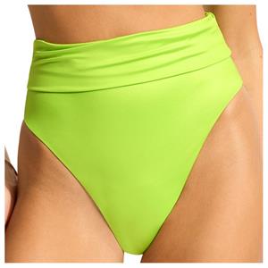 Seafolly - Women's Soleil Roll Top High Rise Pant - Bikinibroekje, groen