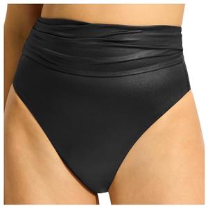 Seafolly - Women's Soleil Roll Top High Rise Pant - Bikinibroekje, zwart