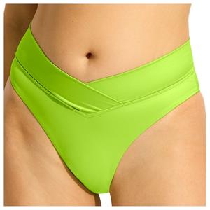 Seafolly - Women's Soleil V Front High Cut Pant - Bikinibroekje, groen
