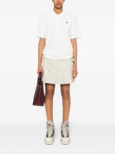 Moncler Poloshirt met logopatch - Beige