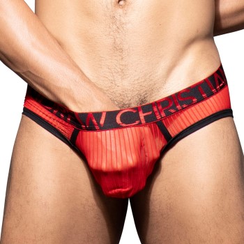 andrewchristian Andrew Christian Almost Naked Mesh Scarlet Brief 