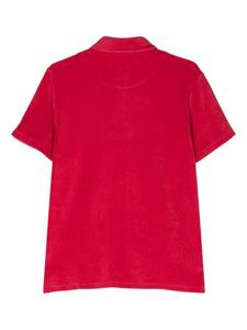 Altea Poloshirt met badstof afwerking - Roze