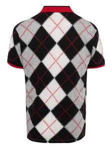 Vivienne Westwood argyle cotton polo shirt - Zwart