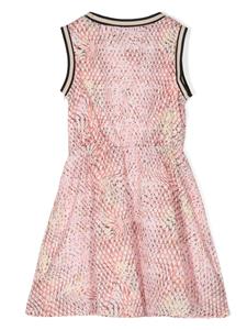 icebergkids Iceberg Kids Jurk met slangenprint - Roze