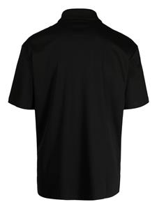 HUGO Poloshirt met logopatch - Zwart