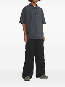 izzue T-shirt met logopatch - Grijs