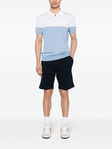 Kiton Tweekleurig poloshirt - Wit