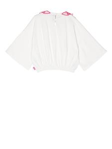 Simonetta Cropped blouse - Wit