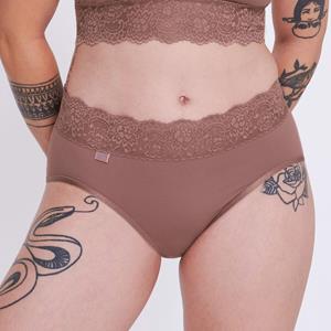 Sloggi Romance dames midi slip cacao 48 1 Stuk