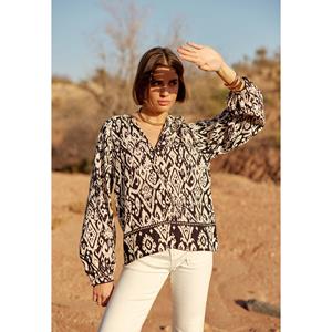 LA PETITE ETOILE Bedrukte blouse met lange mouwen BEATA