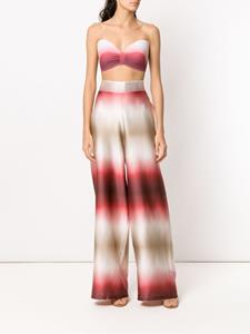 amirslama Amir Slama stropdas kleurstof cropped top - Roze